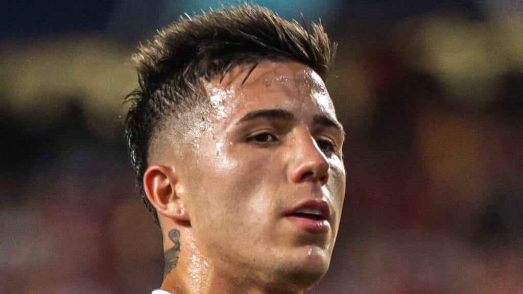 Enzo Fernandez, jogador de futebol do Chelsea e da Argentina