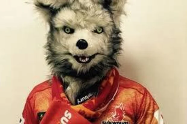 Um ex-mascote dos Sunwolves.