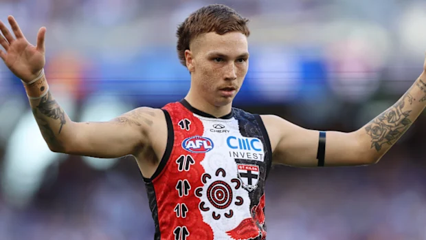 Lance Collard de St Kilda em 2025.