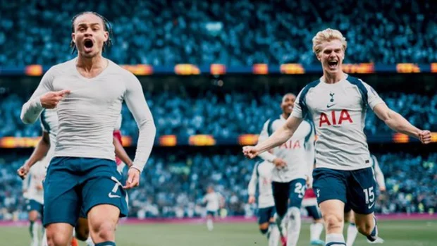 O Tottenham estava na frente até ser surpreendido pelo empate do Brighton.