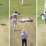 Partida das Índias Ocidentais foi abandonada depois que Jeremiah Louis atacou, chutou o capacete e foi hospitalizado