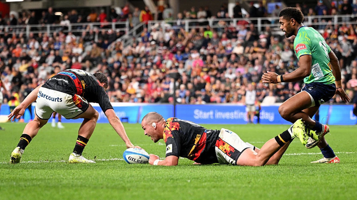 Chefes contra Drua de Fiji; Destaques do erro de chute de Ilaisa Droasese; Jared Proffit tenta, vídeo, reação