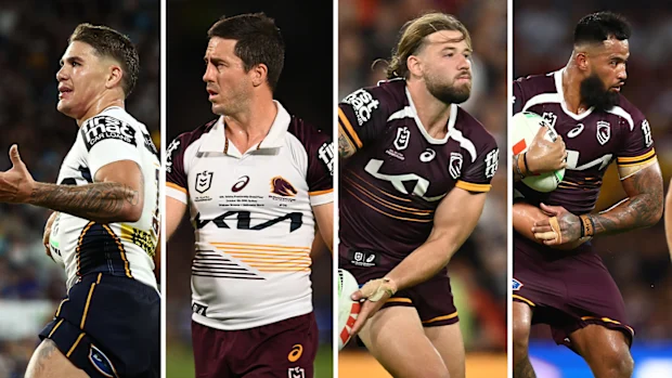 Quatro dos jogadores lesionados do Broncos – Reece Walsh, Ben Hunt, Patrick Carrigan e Payne Haas.