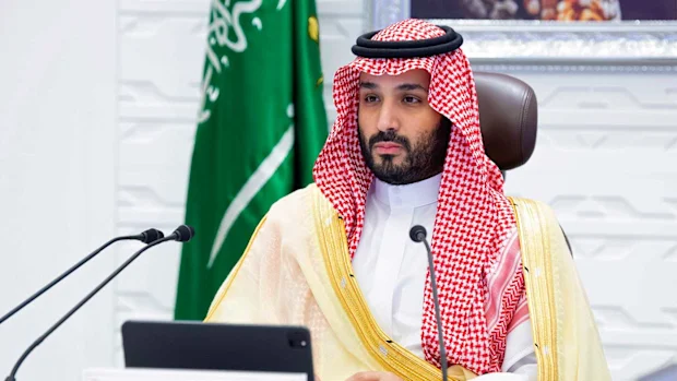O príncipe herdeiro da Arábia Saudita, Mohammed bin Salman.