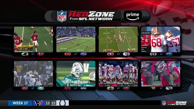 Uma 'octobox' da NFL RedZone.