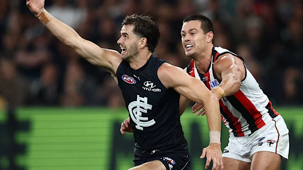 Jack Silvagni teve uma recepção gelada em seu jogo contra o ex-time Carlton. 