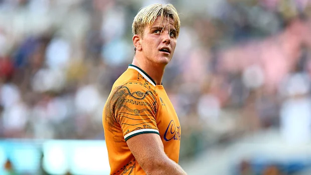 Tom Robinson, da Austrália, durante a partida do Campeonato Sub-20 de Rugby.