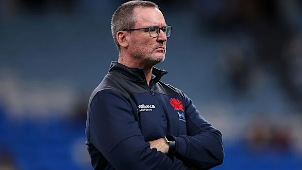 O técnico do Waratahs, Dan McKellar, no Allianz Stadium.