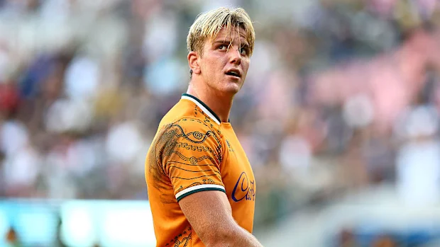 Tom Robinson, da Austrália, durante a partida do Campeonato Sub-20 de Rugby.