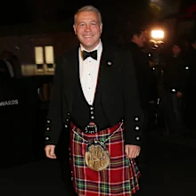 Scott Hastings durante o World Rugby Awards 2015 no Battersea Evolution.