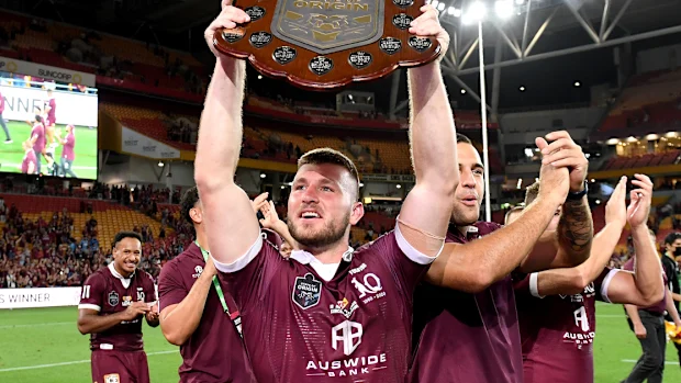 Jai Arrow dos Maroons comemora vitória 