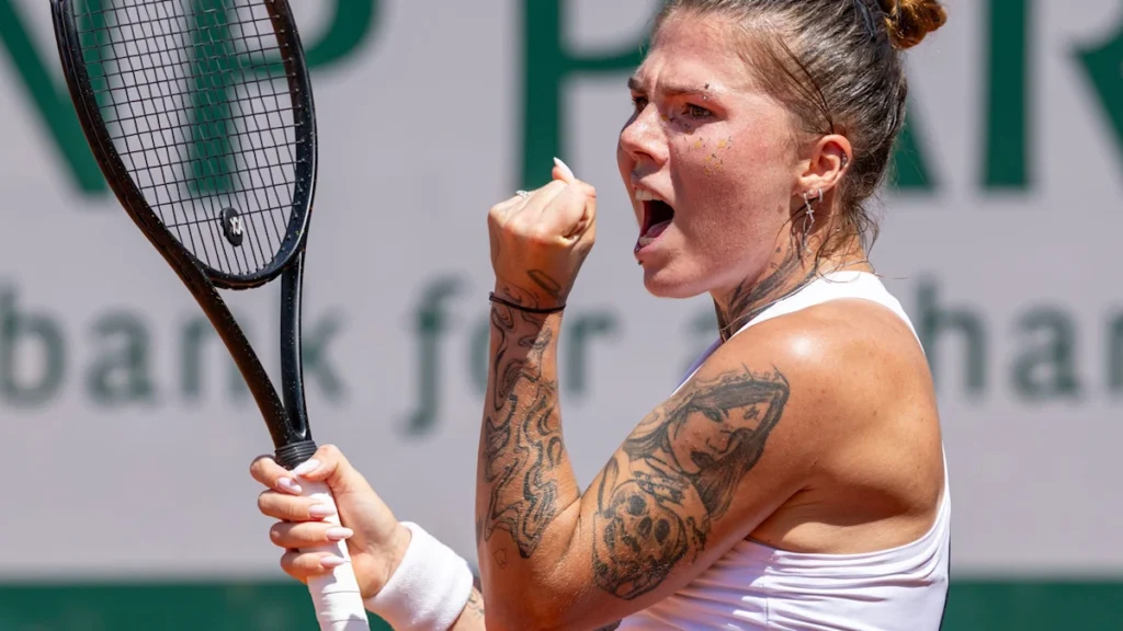 Aberto da França 2026: Kim Birrell cai no Aberto da França enquanto Oleksandra Oliynykova vence a partida com saque nas axilas