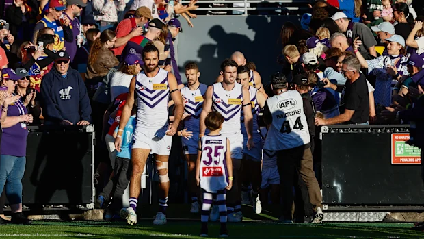 Os Fremantle Dockers estão agora no topo da escala.