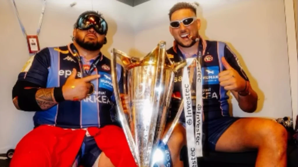 Wallabies 2026: os australianos Adam Coleman e Lachie Swinton comemoram a vitória da Bordeaux Champions Cup sobre o Leinster, vídeo