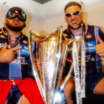 Wallabies 2026: os australianos Adam Coleman e Lachie Swinton comemoram a vitória da Bordeaux Champions Cup sobre o Leinster, vídeo