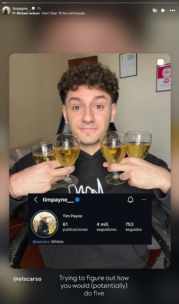 Uma postagem no Instagram e uma repostagem nas redes sociais. 