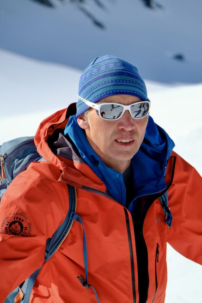 Guia da montanha de Chamonix para remar o Atlântico