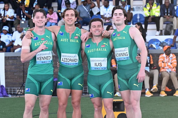 Lachlan Kennedy, Josh Azzopardi, Christopher Ius e Rohan Browning.