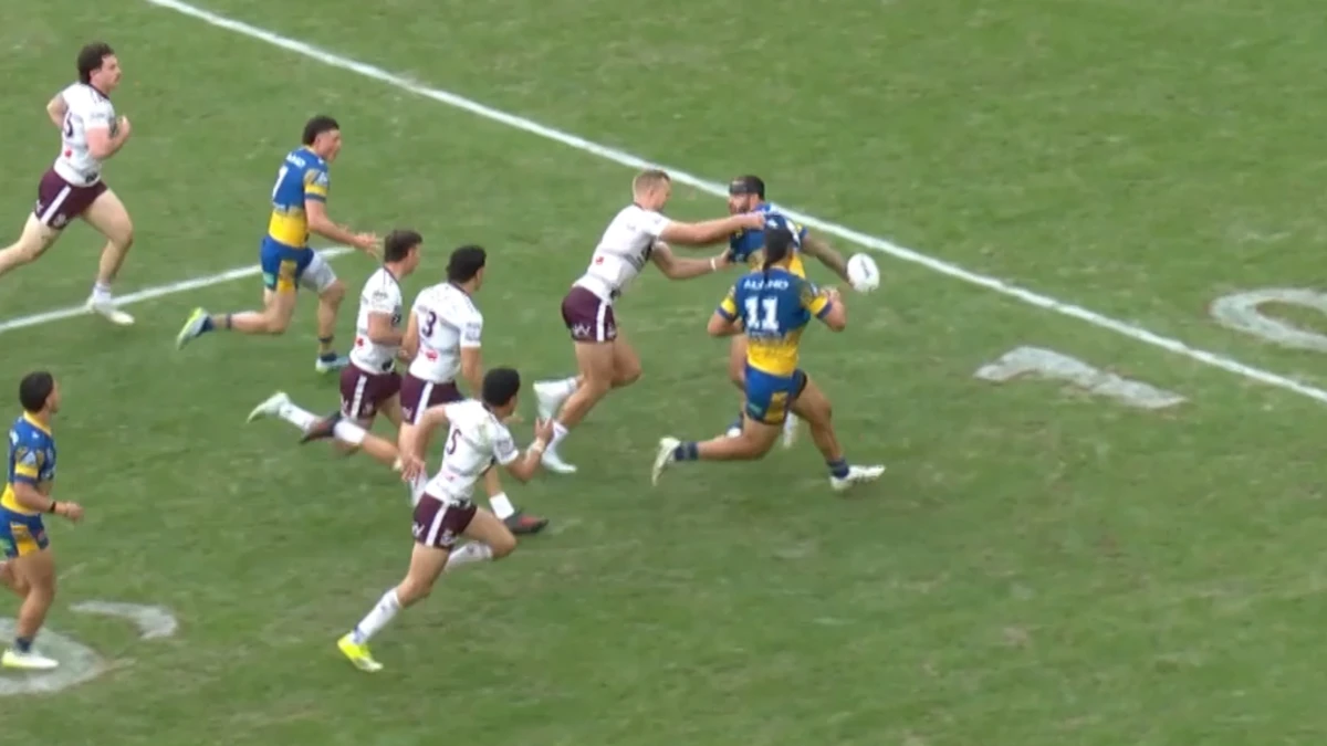 Notícias NRL 2026: vídeo de passe de filme de Dylan Walker, resultado da 18ª rodada de Parramatta Eels vs Manly Sea Eagles, reação de Cooper Cronk
