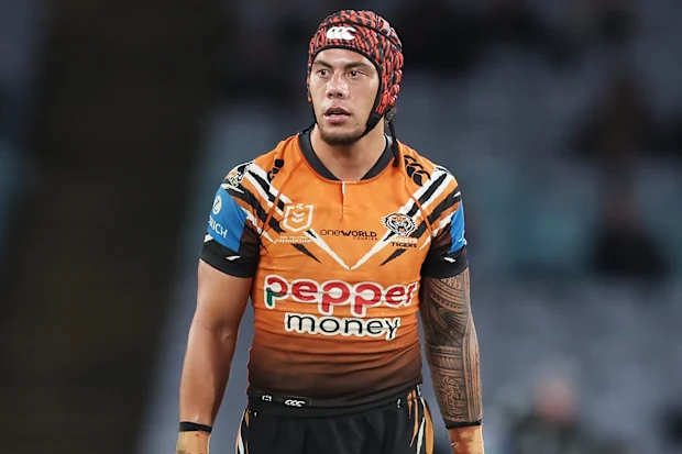 Jarome Luai visto em ação contra os Bulldogs
