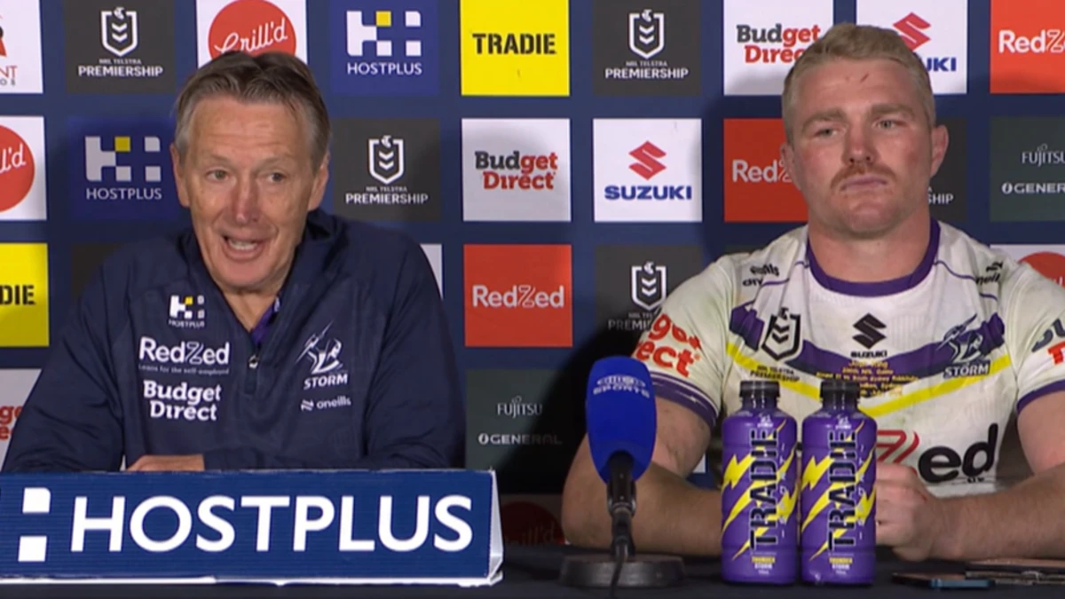 Notícias da NRL 2026: Craig Bellamy, técnico do Melbourne Storm, tem chances nas finais após derrota para South Sydney Rabbitohs | Vídeo da coletiva de imprensa