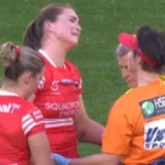 NRLW 2026: Madison Mulhall em lágrimas após uma lesão esmagadora; Bulldogs venceram Dragões | Vídeo