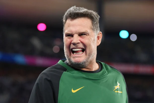 Rassie Erasmus no Stade de France.
