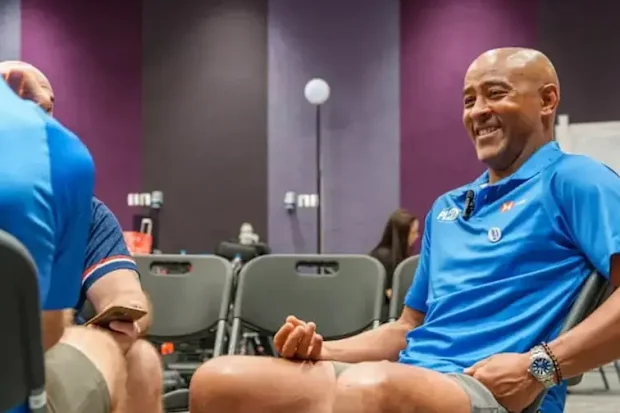 George Gregan no Hong Kong Sevens.