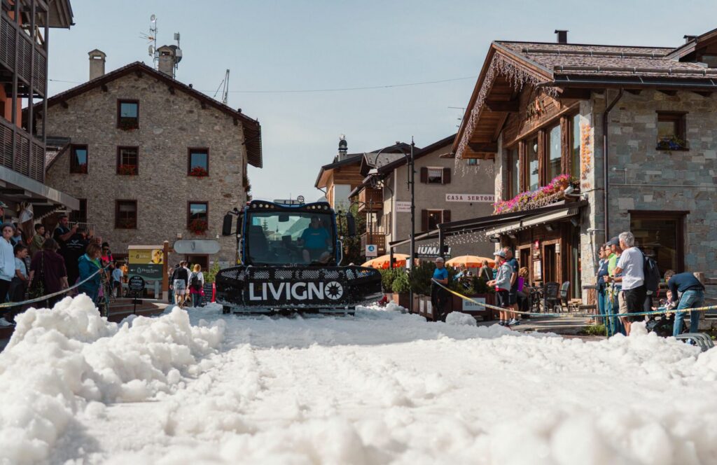 Neve de verão em Livigno