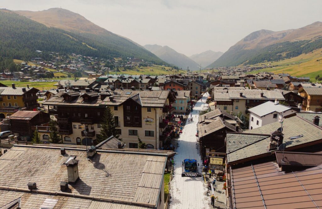 Neve de verão em Livigno