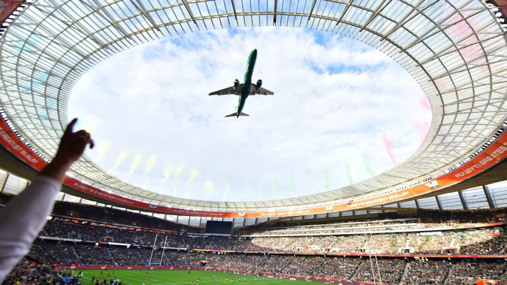 Notícias de rugby 2026: resultados do segundo teste África do Sul x Nova Zelândia, destaques; Reação de sobrevôo de avião baixo, vídeo
