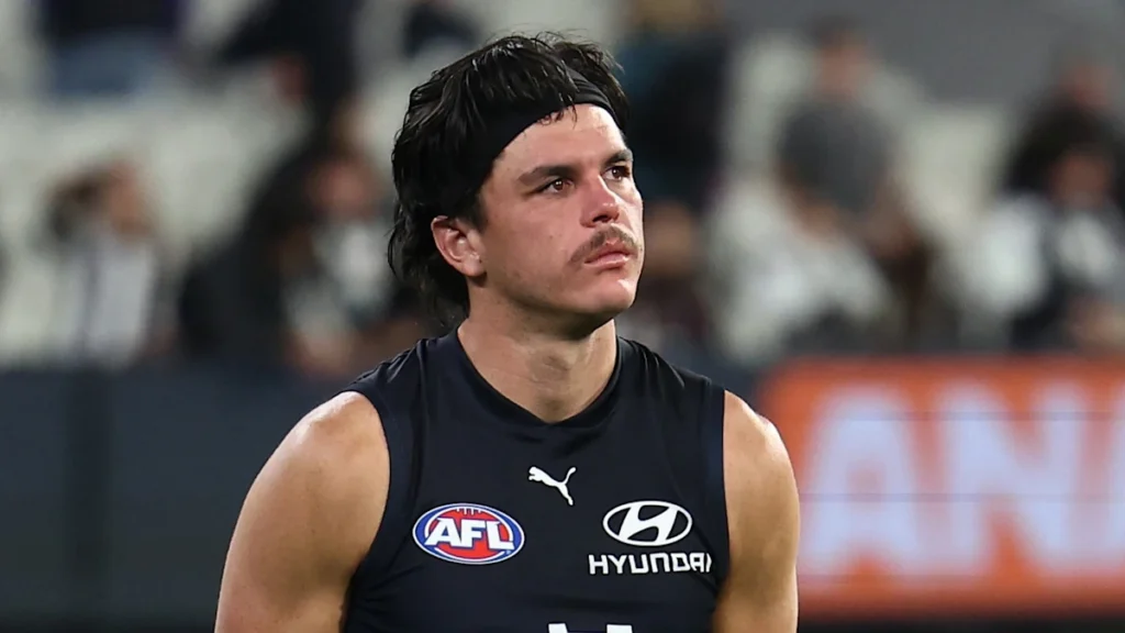 Notícias da AFL 2026: Elijah Hollands, Zac Williams entre sete jogadores retirados da lista por Carlton, Jordan Boyd, Lachie Fogarty, Lewis Young, Flynn Young, Harry Charleson, postagem de Hollands no Instagram