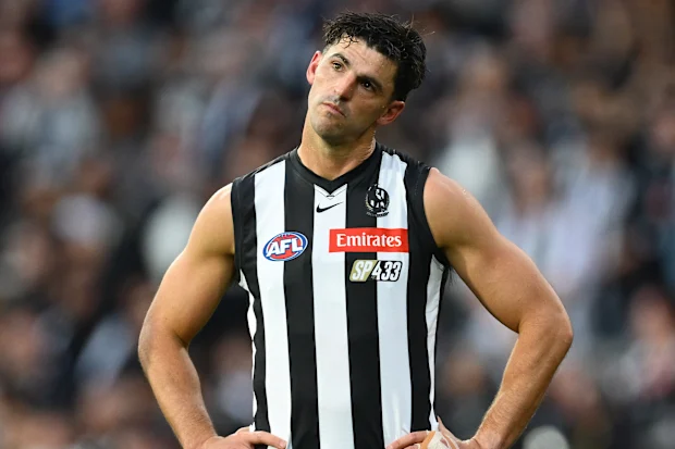 Scott Pendlebury dos Magpies no jogo 433.